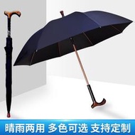 雨傘 自動傘 折疊傘 晴雨傘 自動雨傘長柄傘老年人防滑拐杖傘可分離兩用太陽傘黑膠防曬晴雨兩用傘