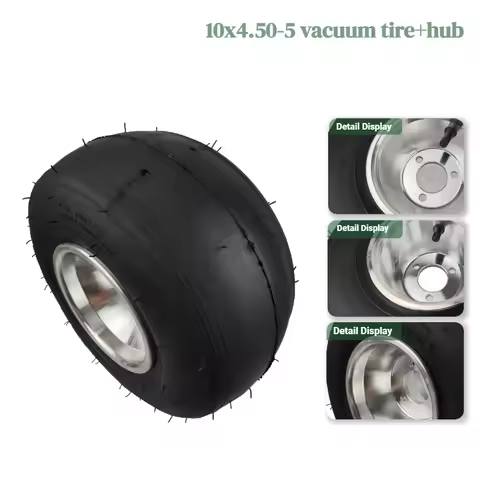 Hot Go Kart 5 Inch Wheels Beach Car Accessories Drift Wheel 10X4.50-5 Kart Tire Highway Hub Front Wh