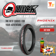 QUICK TUBELESS TIRE FOR MOTORCYCLE '14 (70/80, 70/90, 80/80, 80/90, 90/80, 100/80, 110/70, 140/70)