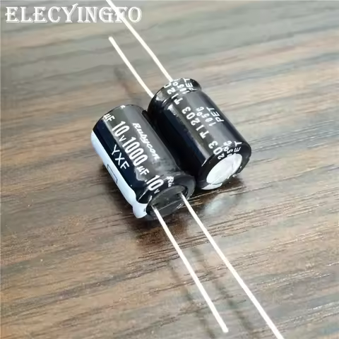 10pcs/100pcs 1000uF 10V Rubycon YXF Series 10x16mm Low Impedance Long Life 10V1000uF Aluminum Electr