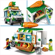 Hot Sale Compatible with Yule~Gaoji~Wooden City Series 60345 Mobile Farm Truck Farm Set Children's E