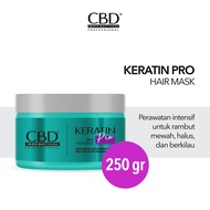 Hair Mask Cbd  Color Pink Keratin Hijau 250ml Masker Rambut Collagen Ungu 500gr