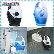 SUQI Shower Radio, Waterproof Built-in Speaker AM/FM Radio, Portable Music Radio Hanging Bathroom Radio Home