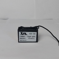 CBB61 LA 7.0UF 500VAC CAPACITOR 50/ 60Hz 2 CABLES