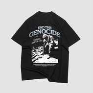 Funtee 250gsm Oversized T-shirt End The Genocide