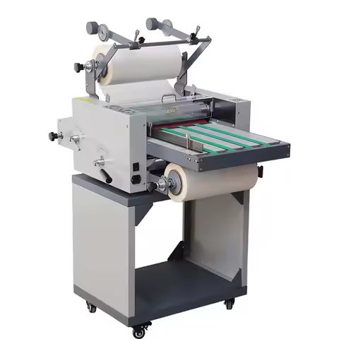 375mm Wide Format Hot & Cold Single And Double Electric Roll Laminator
