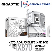 GIAGBYTE X870 AORUS ELITE X3D ICE DDR5 / D5 AM5 GAMING MOTHERBOARD COMBO 7800X3D / 9900X3D / 9700X /