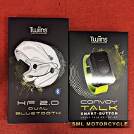 TWIINS CONVAY TALK HF 2.0 DUAL BLUETOOTH + PTT SMART BUTTON