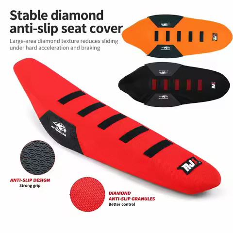 AJ1 Dirt Bike Motorcycle Seat Cushion Cover Granular Particles Anti-Slip Electric Bike Motocross Cus