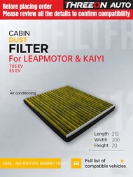For Leapmotor T03 2021- Activated Carbon Air Cabin Filter BNBMF178AA1 MK9210 TOC9210P