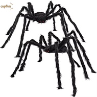 CUPFUN Halloween Giant Realistic Spider, Plush Tricky Decoration Large Black Spiders,  Simulation So
