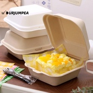 URJUMPEA 20pcs/set Burger Box, Food Containers Baking Packing Baking Cake Snack Box, Creative Eco-Fr