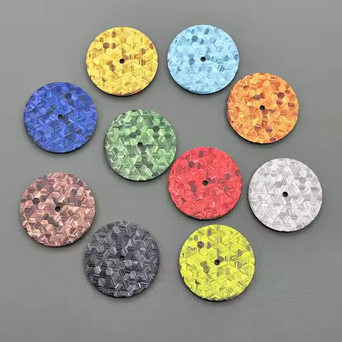 NH35 Watch Dial Braided pattern Dial Fit for NH35 NH36 4R35 4R36 7S Movement 3.0/3.8 Oclock SKX007 W