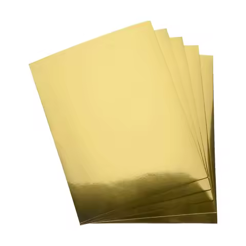 10/20 Sheets A4 Bright Metal Gold CardStock Paper, Suitable for DIY Various Crafts & Paper Art, Fest