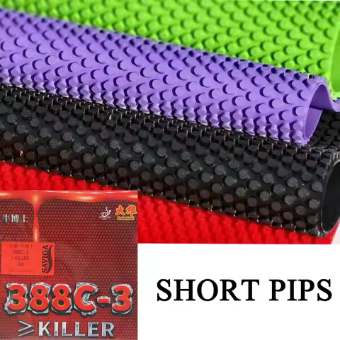 DAWEI 388C-3 Short Pips Table Tennis Rubber OX Colorful Ping Pong Rubber Without Sponge ITTF Approve