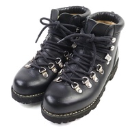【5積分】成色極佳 ○ Paraboot AVORIAZ 真皮挪威式沿條交叉鞋舌登山靴 黑色 3.5碼 法國製造 女款