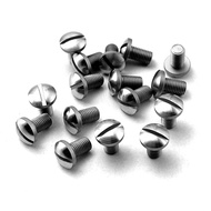 ​Custom CNC Stainless Steel Slotted Round Head Screws Set for 1911 Grips Model
