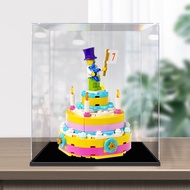Transparent Acrylic Display Box For Lego 40382 Birthday Cake Display Case Dustproof Cover