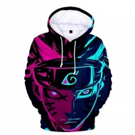 Anime Naruto Hoodies Sweatshirt Sasuke Hooded Streetwear Cartoon Hoodie Naruto Clothes