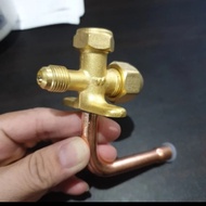 Outdoor AC faucet / AC valve faucet 3/8 R410