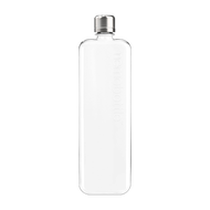 memobottle | New Mini Flat Transparent Water Bottle Portable Book-Shaped  A7Slim