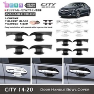 Honda City 2014‑2019 Car Door Bowl Cover Garnish Interior Decoration Accessories