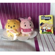 全新 日本正版 迪士尼 小熊維尼 ufufy 公仔