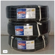 Kabel Listrik Serabut EVOLUS 2 X 1,5 Kabel Hitam Putih 1 Roll 50 M Meter - Putih