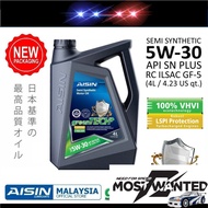 Aisin Engine Oil Semi Synthetic SN Plus 5W30 (4L)