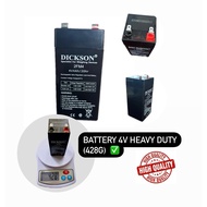 4V 4.5AH Sealed Lead Acid Rechargeable Battery Digital Scale [Bateri Timbang] / High Quality