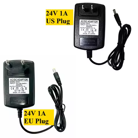 AC-DC 24V Power Adapter 1A 2A 3A 5A 6A Power Supply Adapter EU/US Plug 220V To 24V Universal Charger