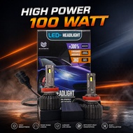 BZL K2 CAR LED LIGHTS H11 H8 H16 H4 H9 H1 H7 HB3 HB4 HIR2 HIGH POWER LAMPU LED KERETA