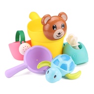 Bath Toy Set Duck Shower Cup Sprinkler