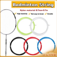 UC Badminton String Durable Nylon Badminton Racket String Badminton Racket Repair 9.7m