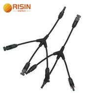 Risin MC4 Connector Combiner Solar DC Cable Waterproof Plug for 2.5mm2 4mm2 6mm2 Cable UV Resistant