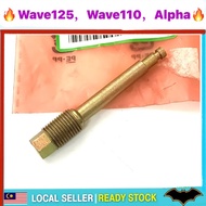 WAVE125 WAVE110 DX WAVE ALPHA CX WAVE110 FUTURE RS150R RS150 DASH DASH110 DISC PAD PIN FRONT BRAKE CALIPER PIN SCREW
