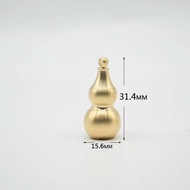 Portable Copper Gourd Amulet Bottle For Good Luck And Wealth