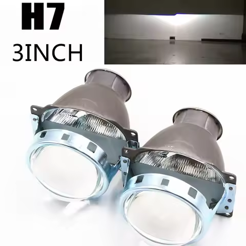 Q5 3 Inch H7 LED Lens D2S D2H Xenon Projector Headlight Lenses For Hella 3R G5 LED HID Halogen Car L