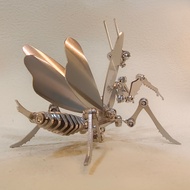 Mantis Model Metal Puzzle 3d Three-Dimensional Model Toy Stainless Steel Assembly Finished Product S