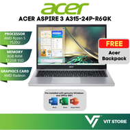 Acer Aspire 3 Laptop AMD Ryzen 5 7520U, 16GB, 512GB A315-24P-R6GK / A315-24P-R7J0 / A315-24P-R2EZ / 