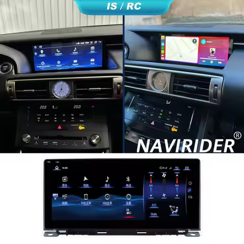 Navirider Android 15 Wireless Carplay Auto Radio For Lexus IS RC 200 250 300 350 200t 300h Multimedi