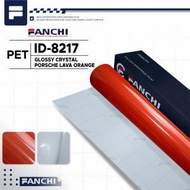 Skotlet Sticker FANCHI ID-8217 Glossy Crystal Porsche lava orange PET 152CM