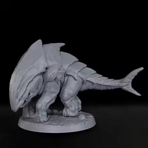 TTRPG Bulette Miniature for Fantasy RPG Board Game - Collectible Gift for Tabletop RPG Fans, Board G
