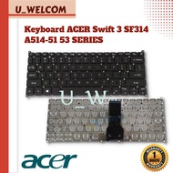 Keyboard Laptop Acer Aspire 5 A514-53 A514-52G A514-54G Series ON / OF