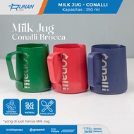 Milk Jug Conalli Milk Jug Brocca Stainless Milk Pitcher Steaming 350ml Espresso Jug Latte Art Pro Ba