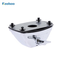 [Koolsoo] 1pc Metal Drum Holder Base Plate Drum Rack Clamp Drum Tom Mounting Bracket