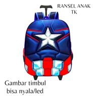Tas sekolah anak troli tk/tas ransel troli tk/tas anak karakter TK/tas anak troli tk/tas anak troli