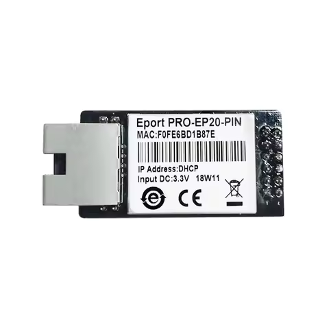 CE Eport Pro EP20-Pin Linux Network Server Port TTL Serial to Ethernet Embedded Module DHCP 3.3V TCP