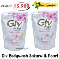 Giv Body Wash Sakura 450ml Giv Sabun Mandi Cair Giv White Flawless