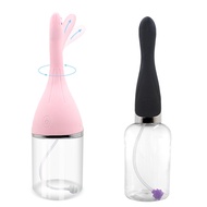 Gay Electric Silicone Enema Bottle Anal Enema Device Cleaner for Men and Women
